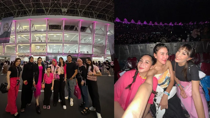 Serba-serbi Konser Blackpink Jakarta Day 1, GBK Jadi Pink hingga Dress Rose Lepas 10 Sederet artis hadiri konser Blackpink
