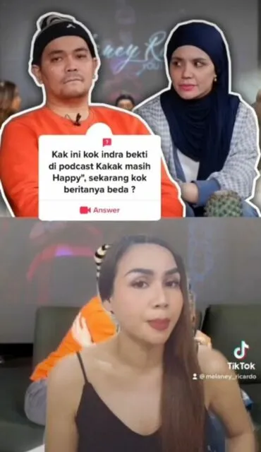 Melaney Ricardo Klarifikasi Soal Podcast Indra Bekti dan Aldila Jelita Sebelum Gugat Cerai 4 Klarifikasi Melaney Ricardo terkait podcast yang disangkutkan dengan perceraian Indra Bekti dan Aldilla