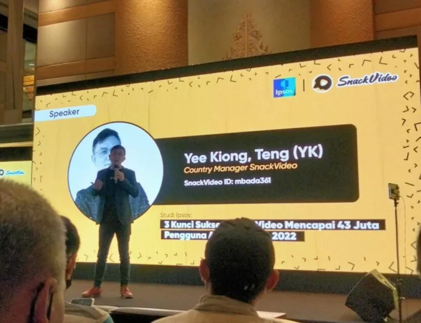 Tiga Tahun Berdiri, SnackVideo Mampu Raih Total Pengguna Aktif Bulanan Hingga 43 Juta 4 Teng Yee Klong. Country Manager SnackVideo Indonesia