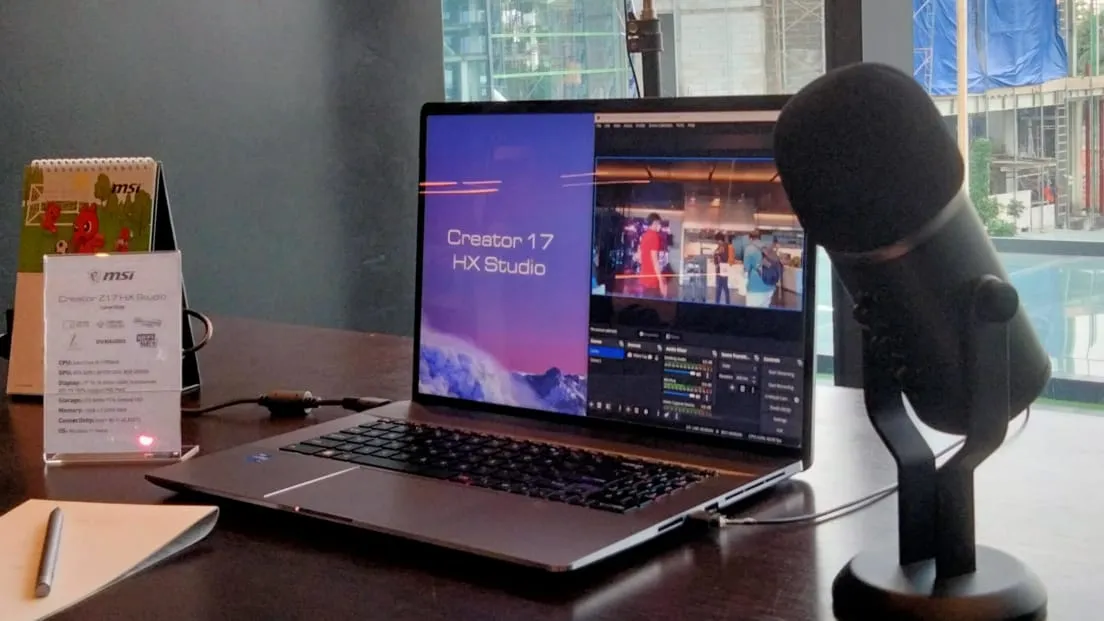 Laptop Gaming MSI Rilis Seri Terbaru dengan NVIDIA RTX 40 Series, Dibanderol Mulai 16 Juta! 6 MSI Creator Z17HX Studio
