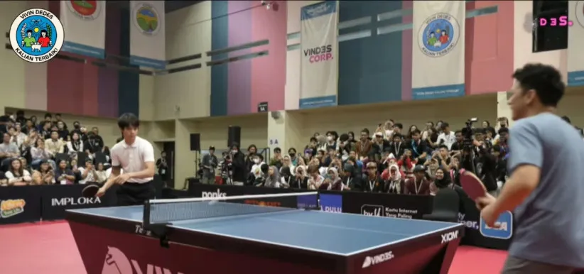 Serba-serbi Laga Pingpong VDKaTe Besutan Vindes, Ada Ariel Noah vs Dikta, lo! 3 VDKaTe