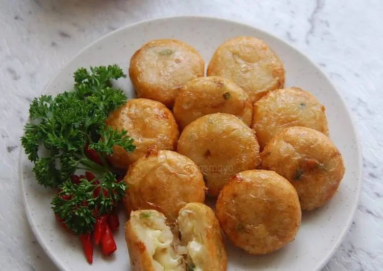 6 Resep Olahan Kentang yang Praktis, Bisa Disantap Sebagai Pengganti Nasi~ 12 Resep perkedel mozzarella