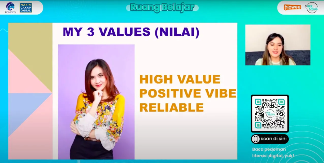 Ruang Belajar #MakinCakapDigital Siberkreasi X Hipwee, Upgrade Personal Branding: Belajar Bertutur Positif di Ruang Digital 8 Ruang Belajar Siberkreasi