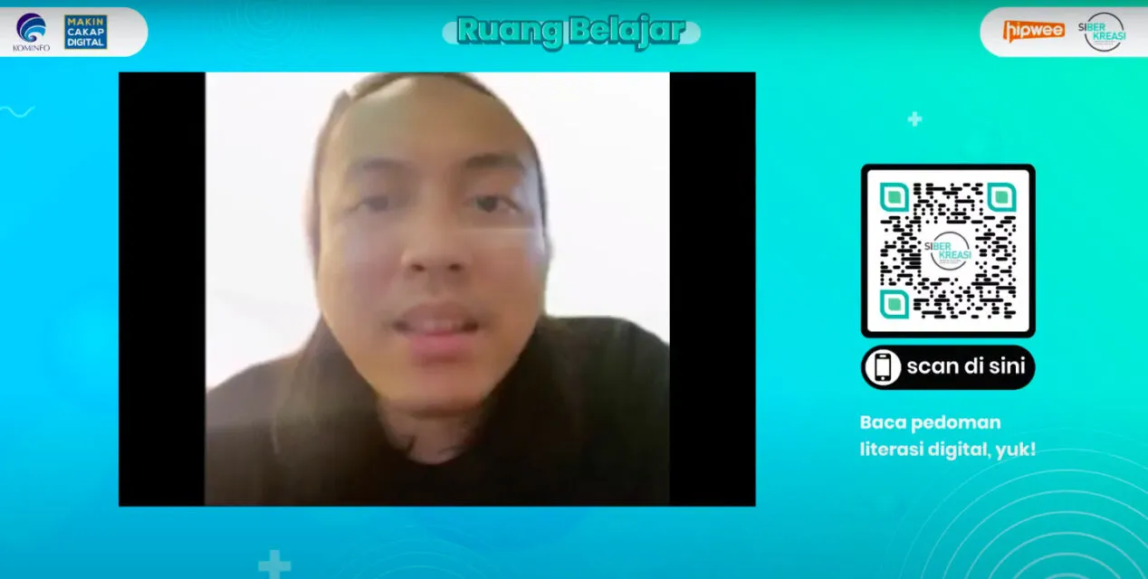 Ruang Belajar #MakinCakapDigital Siberkreasi X Hipwee Menjawab Tantangan Keamanan Digital Bagi Privasi Anak Muda 5 Tangkapan layar zoom event siberkreasi 12 Mei 2023