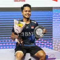 Anthony Sinisuka Ginting Juarai Singapura Open 2023