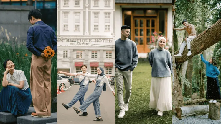 8 Ide Baju Pre-wedding Simple yang Casual Tema Santai
