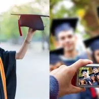 14 Gaya Foto Wisuda Sendiri & Bersama yang Keren Terbaru