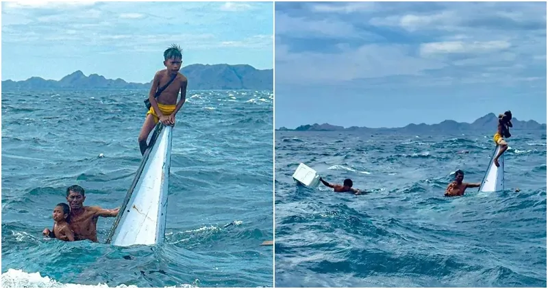 Foto Nelayan dan 2 Anaknya yang Terombang-ambing di Laut Viral, Raffi Ahmad Siap Belikan Perahu Baru 2