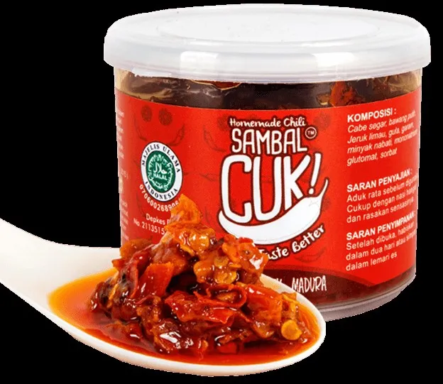 10 Ragam Oleh-Oleh Khas Surabaya Dari yang Hits Sampai Klasik, Bikin Pengen Balik! 20 buah tangan khas surabaya - sambal cuk korek bebek madura