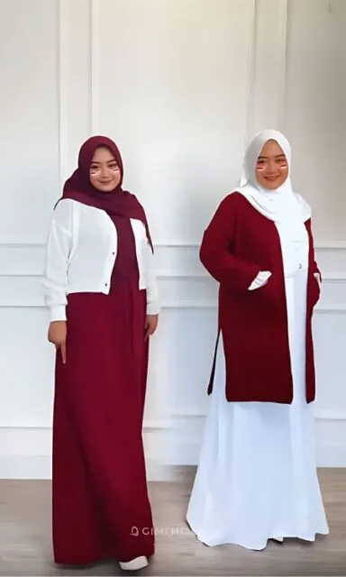 8 Inspirasi Outfit 17 Agustus, Siap-Siap Jadi Pusat Perhatian di Hari Kemerdekaan 16 gown with outer red and white