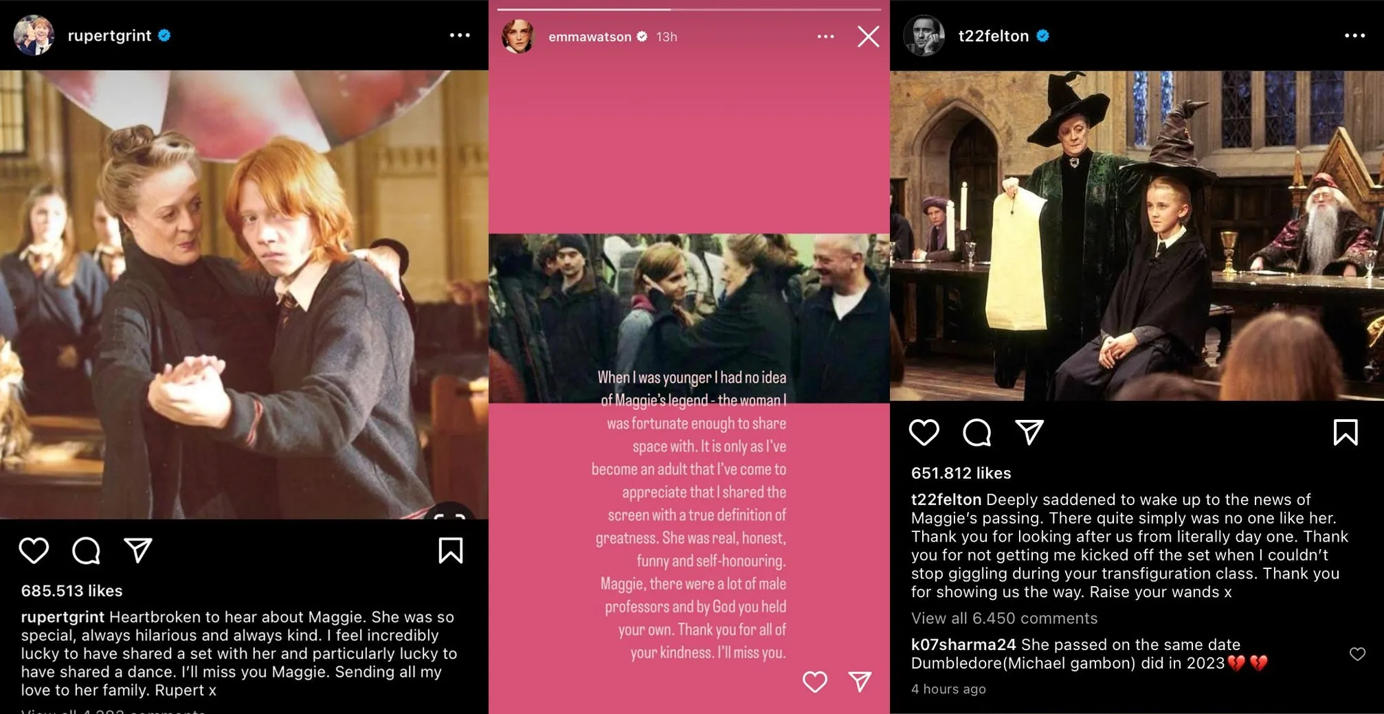 Maggie Smith Pemeran Profesor Mcgonagall Meninggal Dunia, Fans Serial