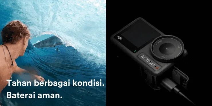 Petualangan Tanpa Batas dengan DJI Osmo Action 4 Adventure Combo 17