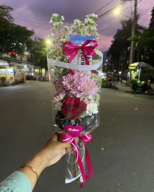 11 Contoh Buket Snack Unik untuk Wisuda, Kado Ulang Tahun, Anniversary, dll 15 buket bunga dan snack