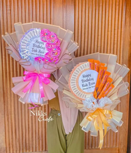 11 Contoh Buket Snack Unik untuk Wisuda, Kado Ulang Tahun, Anniversary, dll 22