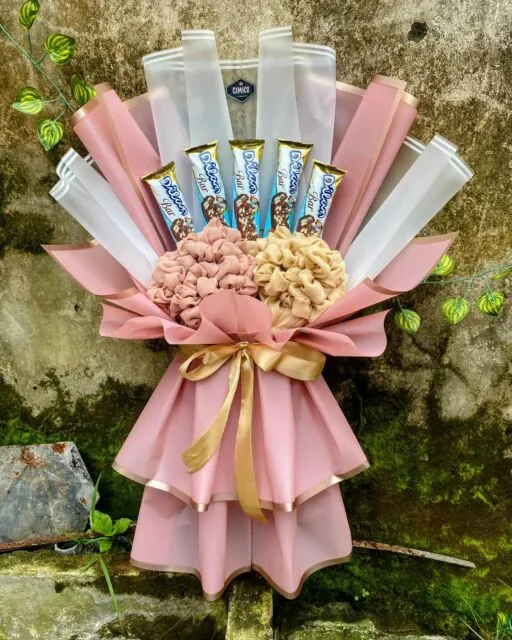 11 Contoh Buket Snack Unik untuk Wisuda, Kado Ulang Tahun, Anniversary, dll 20 buket snack untuk teman cewek
