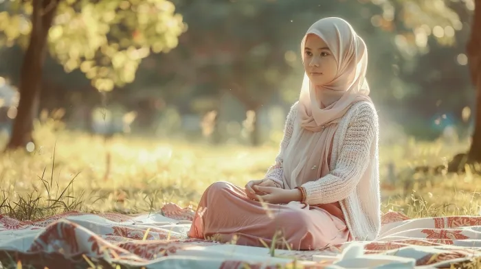 10 Ide Outfit Piknik ke Taman untuk Hijaber, Nyaman Buat Refreshing 13