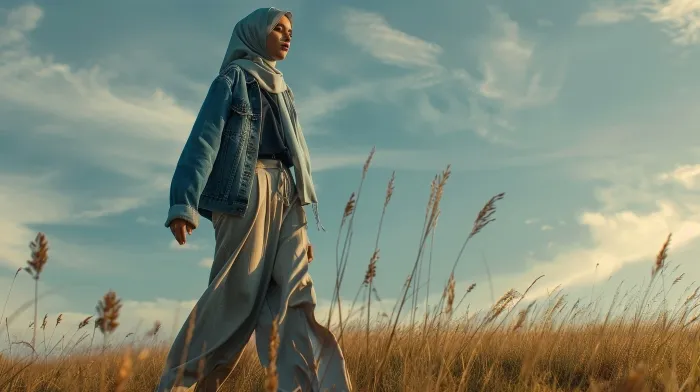 10 Ide Outfit Piknik ke Taman untuk Hijaber, Nyaman Buat Refreshing 15