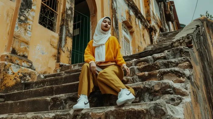 9 Warna Jilbab yang Cocok untuk Baju Kuning Mustard 31