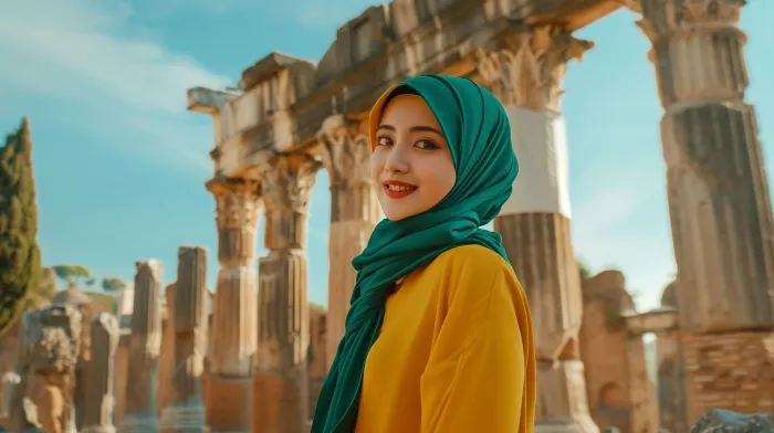 9 Warna Jilbab yang Cocok untuk Baju Kuning Mustard 33