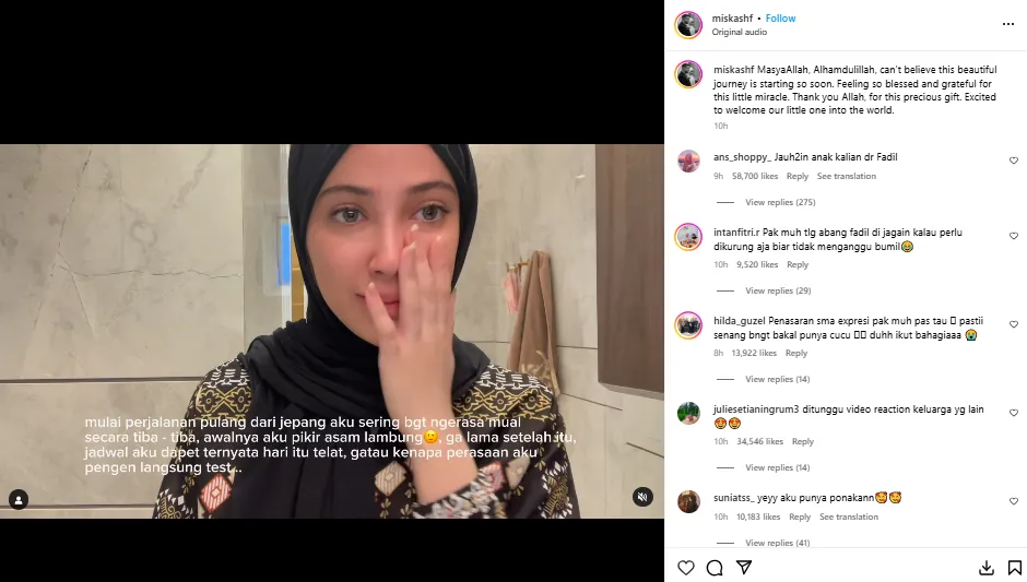 Umumkan Kehamilan Pertama, Intip Potret Kebahagiaan Miska dan Yislam Jaidi 3