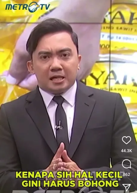 Disebut Kocak dan Menghibur, Inilah Punch Line Presenter Metro TV yang Paling Mewakili Keresahan Masyarakat! 6