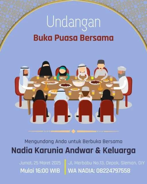 10 Contoh Undangan Buka Bersama via WA, Resmi, Bahasa Inggris, dll 14