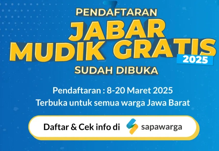 Mudik Gratis Pemprov Jabar 2025, Ini Syarat dan Caranya! 2 mudik gratis 2025 pemprov jabar bandung