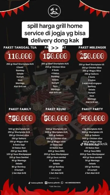 5 Rekomendasi Sewa Grill & BBQ di Jogja yang Terpercaya dengan Harga Terjangkau! 8
