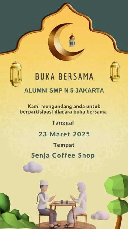 10 Contoh Undangan Buka Bersama via WA, Resmi, Bahasa Inggris, dll 11
