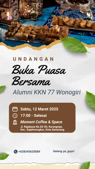 10 Contoh Undangan Buka Bersama via WA, Resmi, Bahasa Inggris, dll 13