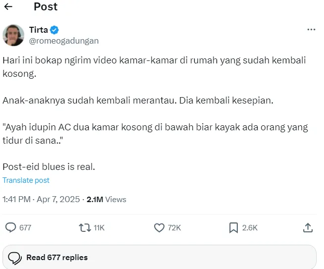 7 Rahasia Atasi Post-Eid Blues: Biar Orang Tua Tak Menangis Diam-Diam 9 pembahasan Post-Eid Blues