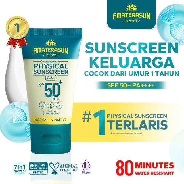 5 Sunscreen untuk Ibu Hamil yang Aman, Halal, dan Ampuh Lindungi Kulit dari Sinar Matahari 7 Physical Sunscreen untuk bumil