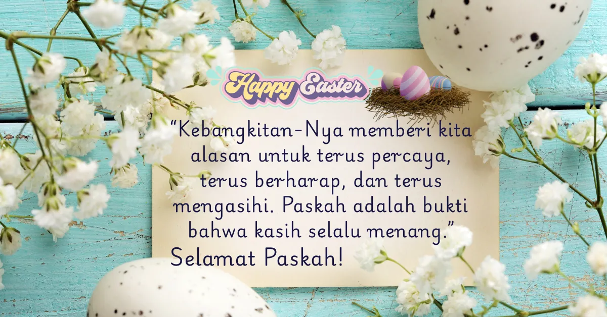 10 Ide Ucapan Selamat Paskah yang Menyentuh Jiwa Penuh Sarat Makna Rohani 7 ucapan paskah 2025