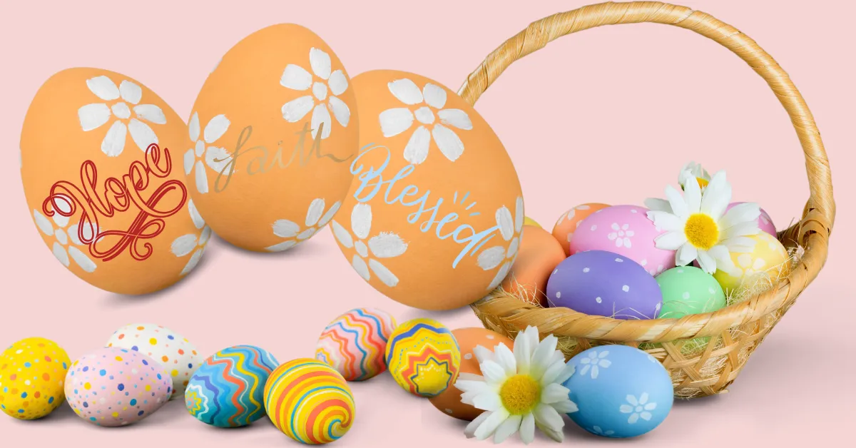 7 Cara Menghias Telur Paskah yang Unik & Kreatif 16 Menghias Telur Paskah Kaligrafi