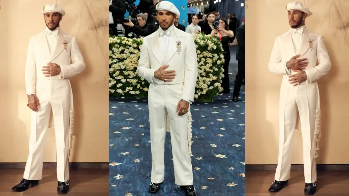 Met Gala 2025: 7 Penampilan Penuh Makna ‘Tailoring Black Style’ yang Nyentrik & Estetik 9 Lewis Hamilton