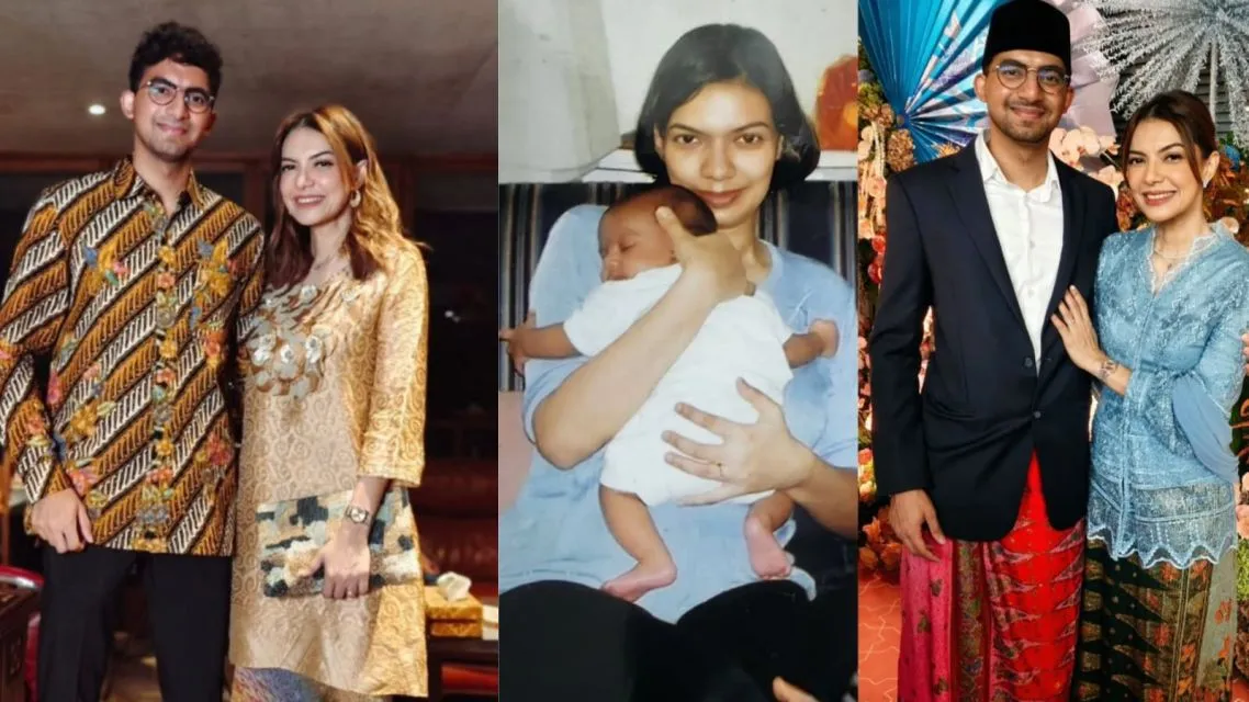 7 Jejak Abadi Perjalanan Cinta Najwa Shihab dan Almarhum Ibrahim Assegaf 10 Najwa shihab dengan anaknya