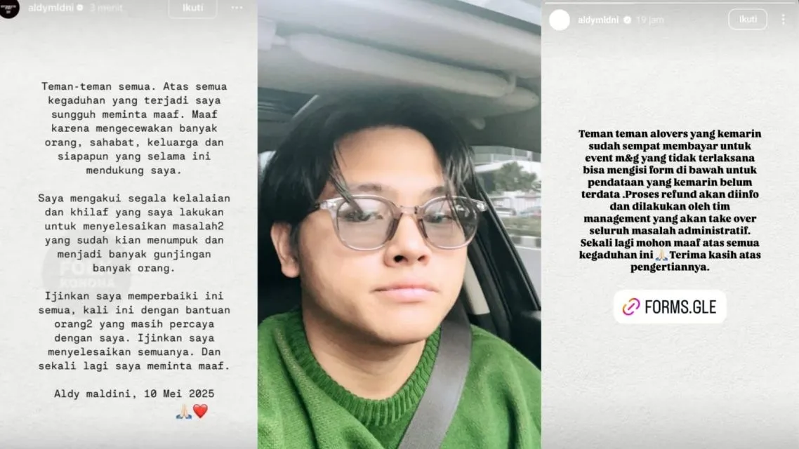 Viral di X! Diduga Menipu Fans, 5 Korban Aldy Maldini Eks-Coboy Junior yang Berani Bersuara serta Permintaan Maaf Si Artis 12 Permintaan Maaf dan Tanggung jawab aldy maldini