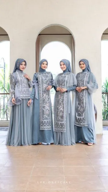 7 OOTD Bridesmaid Hijab Kekinian yang Elegan dan Cantik 10