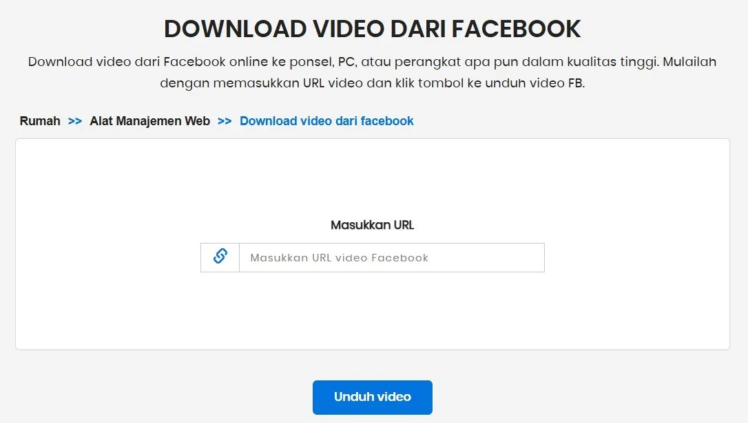 3 Pengunduh Video Facebook Teratas untuk Mengunduh Facebook 6 Pengunduh Video Facebook