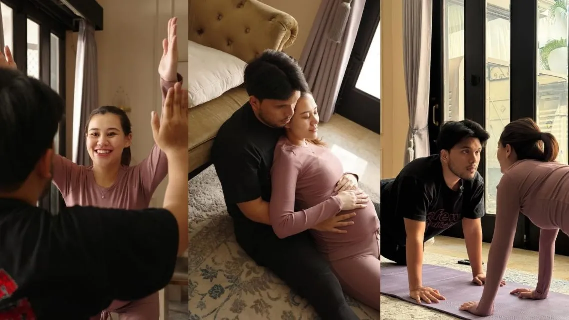 Thoriq Aaliyah Resmi Jadi Orang Tua! Ini 3 Momen yang Tunjukkan Kesiapan Mereka Sambut Baby Boy 9 Thoriq Aaliyah resmi jadi orangtua-prenatal yoga