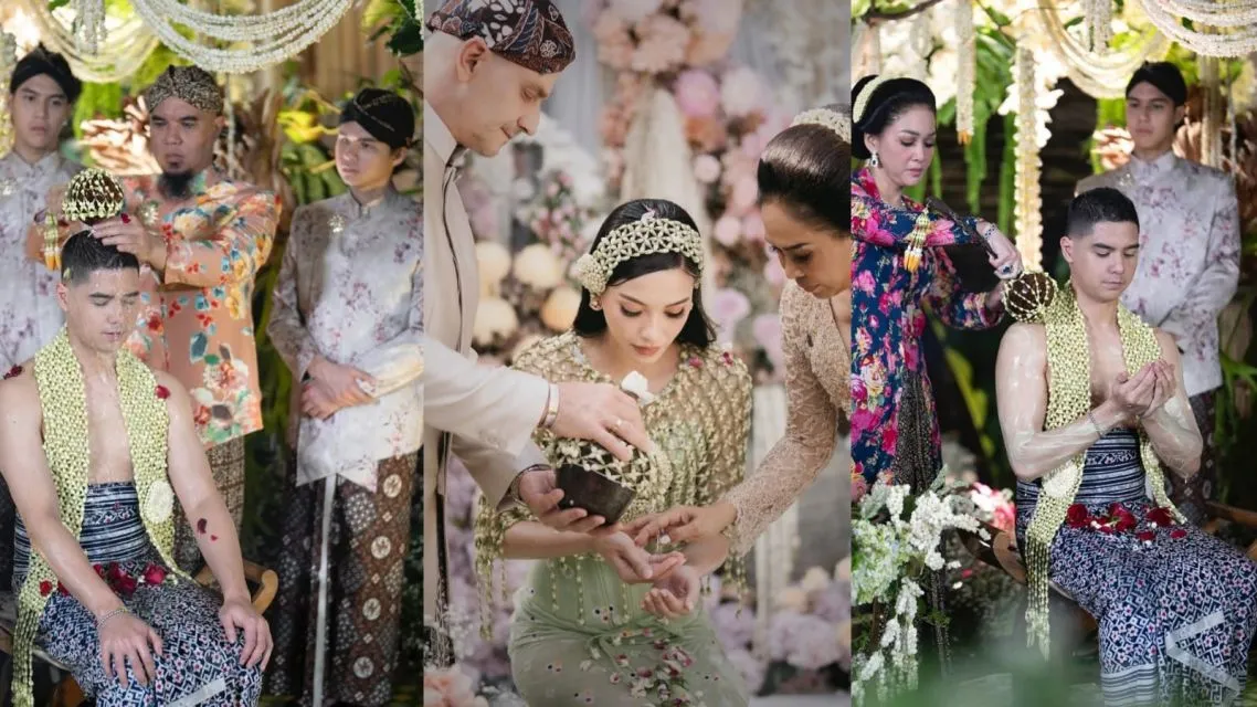 Resmi Menikah! Ini Kisah Cinta Al Ghazali dan Alyssa Daguise: Berpisah untuk Bertumbuh, Bersatu untuk Selamanya 8 siraman Al dan Alyssa