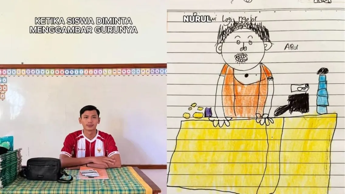 7 Hasil Gambar Anak SD waktu Pelajaran Seni Rupa yang Bikin Ngakak Brutal! 10