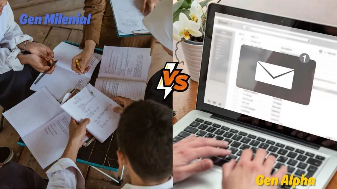 Nostalgia Brutal & Tercengang! 9 Perbedaan Anak Sekolah Milenial dan Gen Alpha 13 tugas map plastik vs kirim online