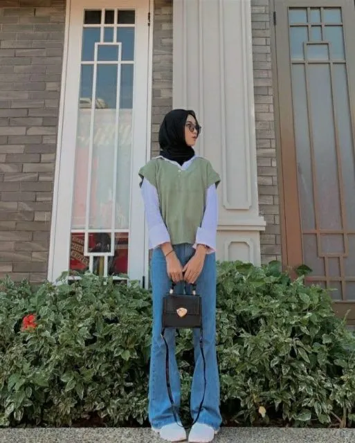 10 OOTD Celana Cutbray Hijab Style yang Modis dan Cocok untuk Berbagai Acara 18 ootd celana cutbray hijab simpel