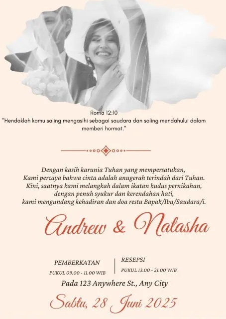 10 Ayat Alkitab untuk Undangan Pernikahan Kristen yang Anti Mainstream dan Penuh Makna 22 Ayat alkitab undangan pernikahan kristen (9)