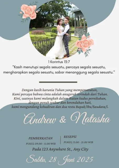 10 Ayat Alkitab untuk Undangan Pernikahan Kristen yang Anti Mainstream dan Penuh Makna 18