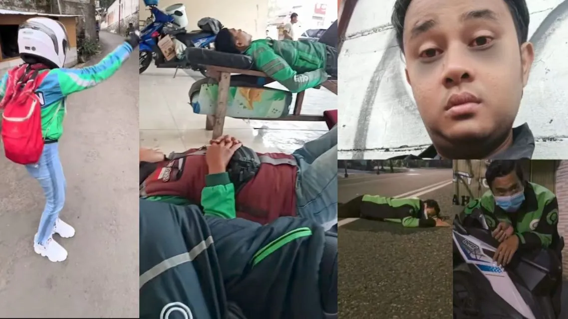 Ojol Core! 8 Aksi Unexpected Driver Ojek Online Selain Ojol Core kelakukan menunggu orderan