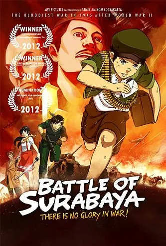 Film Animasi Merah Putih: One For All Jadi Perbincangan, Ini 5 Film Animasi Buatan Indonesia yang Wajib Masuk List Tontonan 8 poster film animasi buatan indonesia-Battle of Surabaya