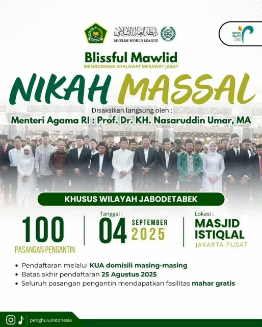 5 Persiapan Mental Sebelum Menikah yang Jarang Dibahas tapi Fatal Kalau Diabaikan. 7 Persiapan Mental Sebelum Menikah-Banner menikah massal