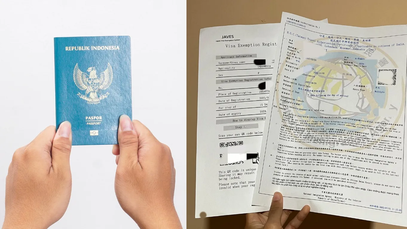 11 Barang yang Wajib Kamu Bawa Saat ke Taiwan! 13 Passpor dan Visa atau TAC adaah barang wajin dibawa saat ke Taiwan